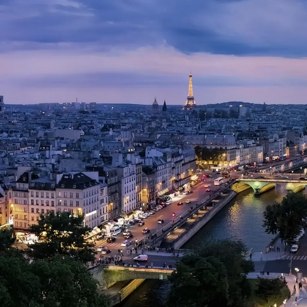 Wandelen langs de Seine Parijs