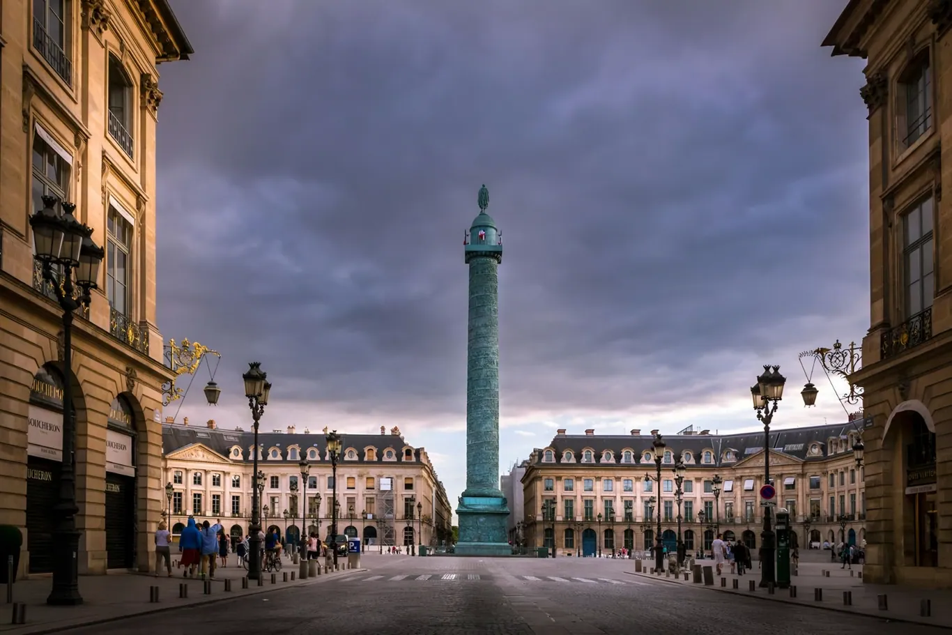 Wandeling bruisend centrum Parijs Place Vendome