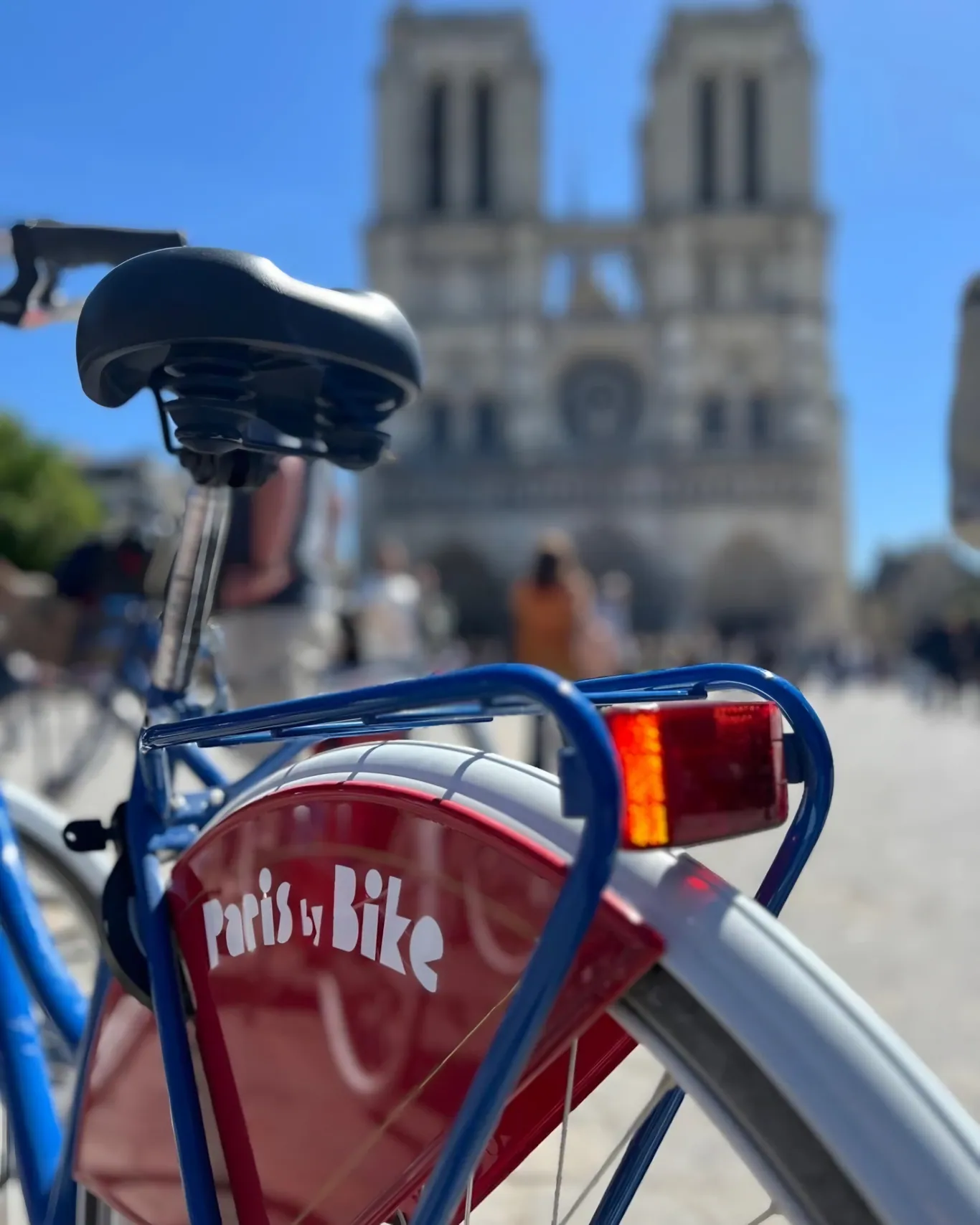Fietstour langs de Notre-Dame kathedraal in Parijs