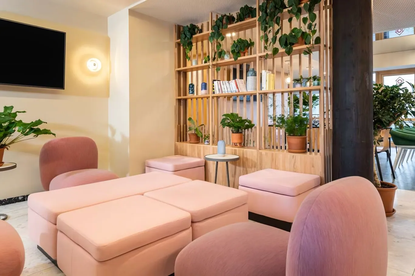Lobby van aparthotel Adagio Paris Nation
