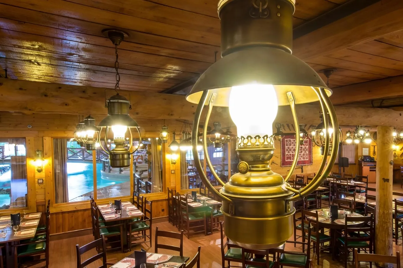 Restaurant Davy Crocketts Tavern op de ranch