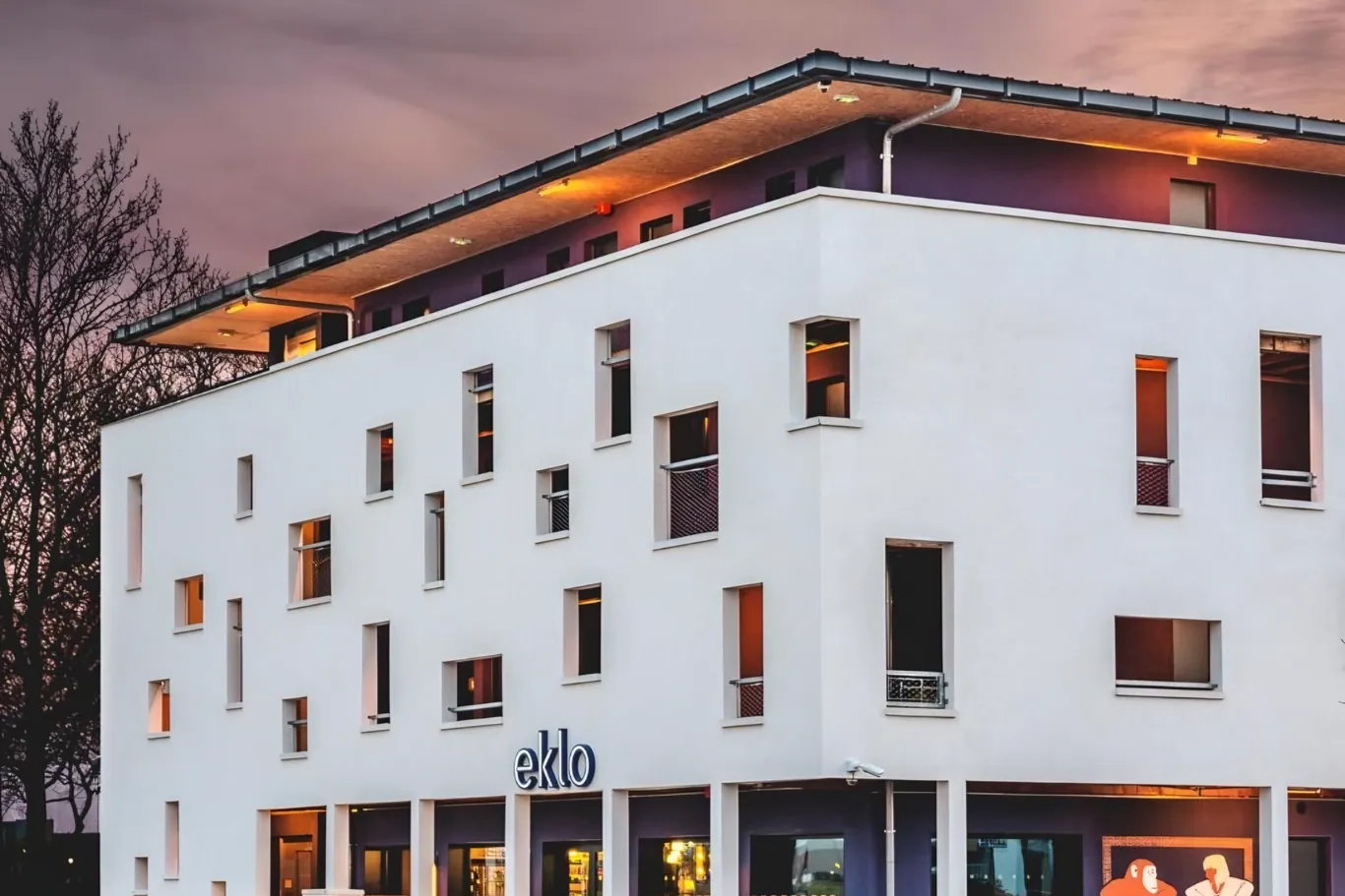 Hotelpand van Eklo Hotel bij Val d'Europe