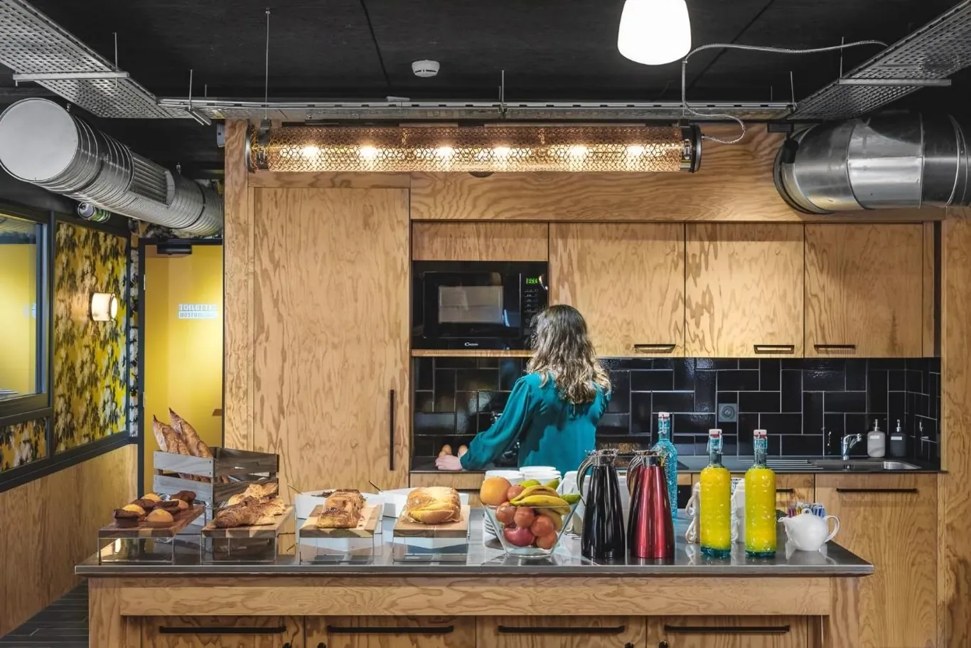 Het ontbijtbuffet van Eklo Hotel