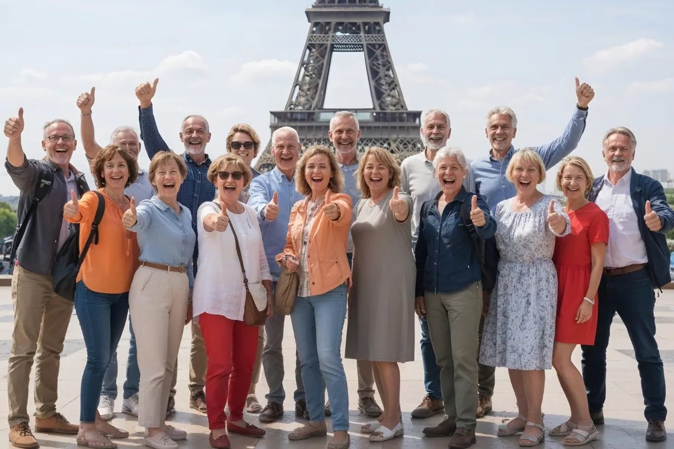 De Eiffeltoren in Parijs, populair startpunt voor een groepsreis