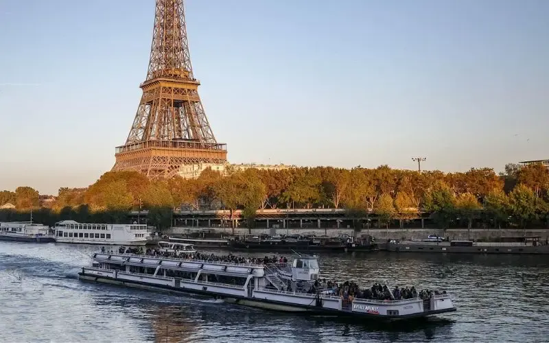 Boottocht over de Seine in Parijs
