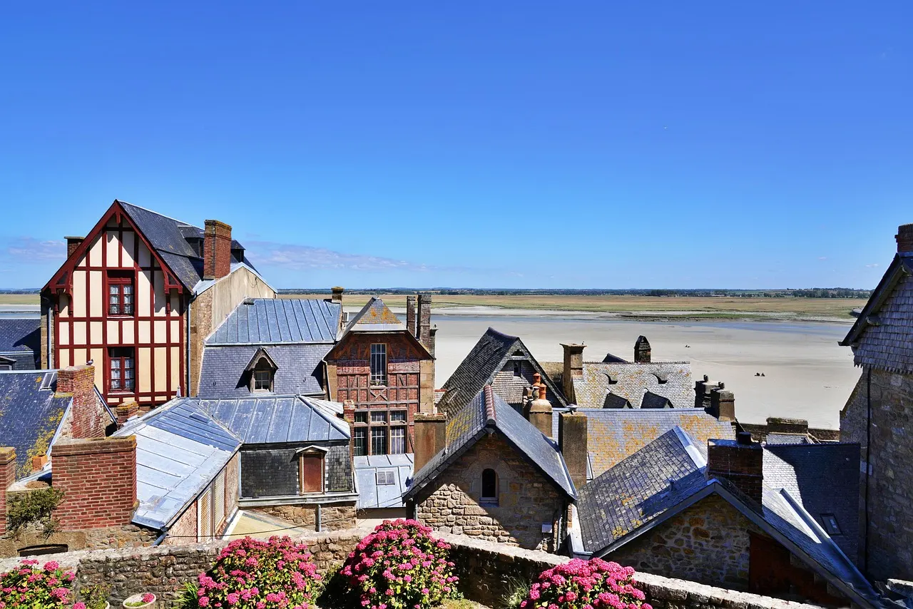 Mont Saint-Michel van binnen