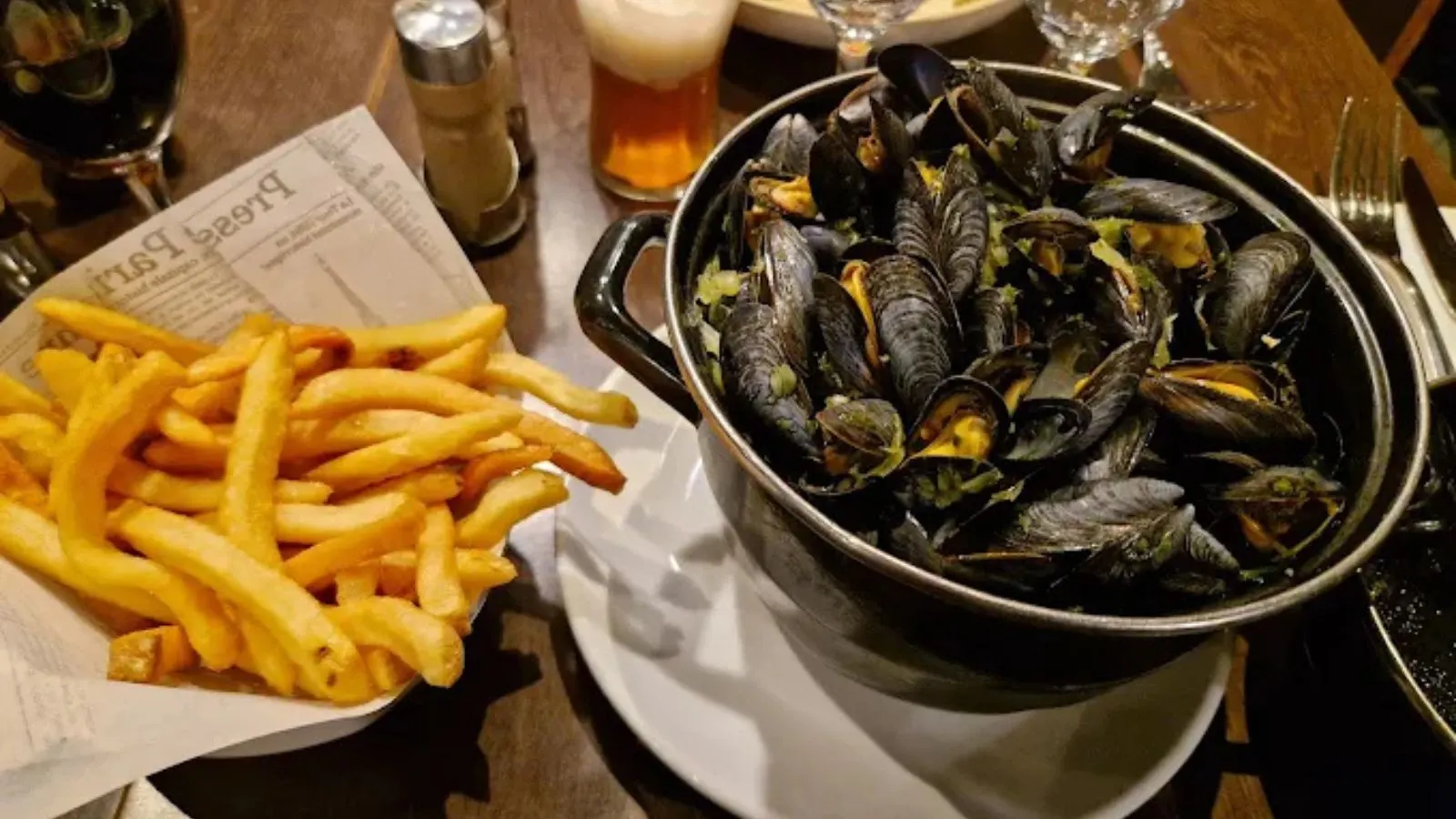 Moules-frites bij La Crémaillère 1900