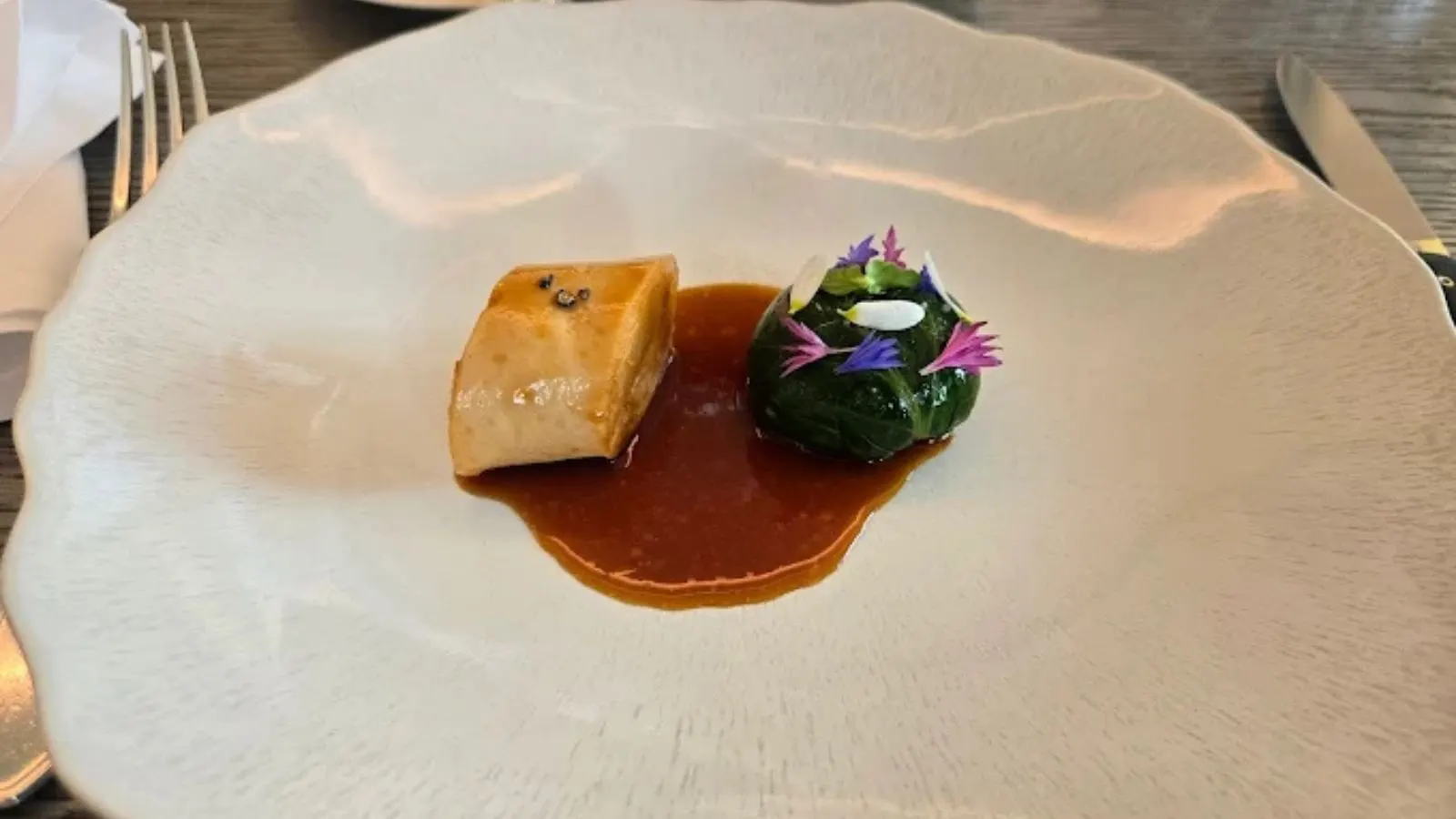 Gerecht bij Le Jules Verne