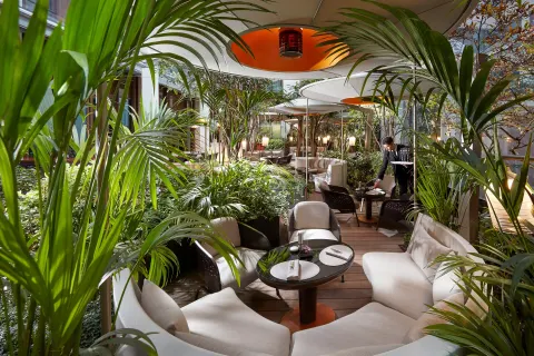 Mandarin Oriental Paris in Parijs, tuin