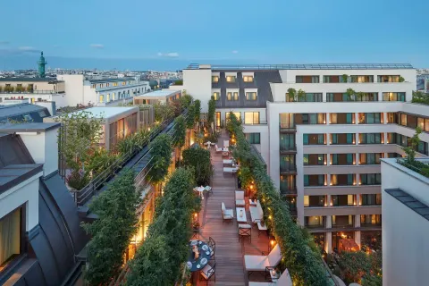 Mandarin Oriental Paris in Parijs, binnentuin