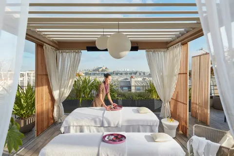 Mandarin Oriental Paris in Parijs, terras