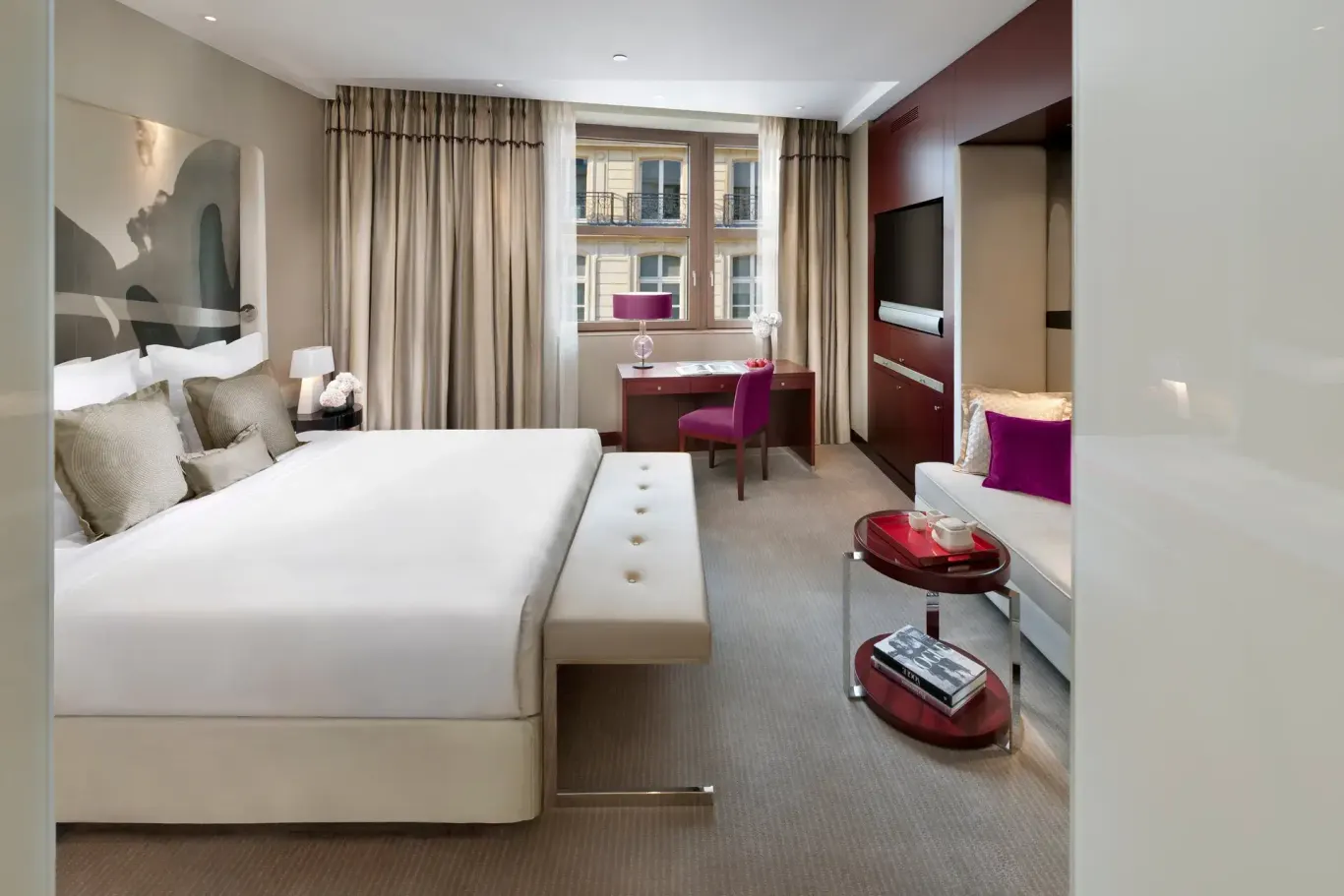 Deluxe kamer in Mandarin Oriental Paris, Parijs