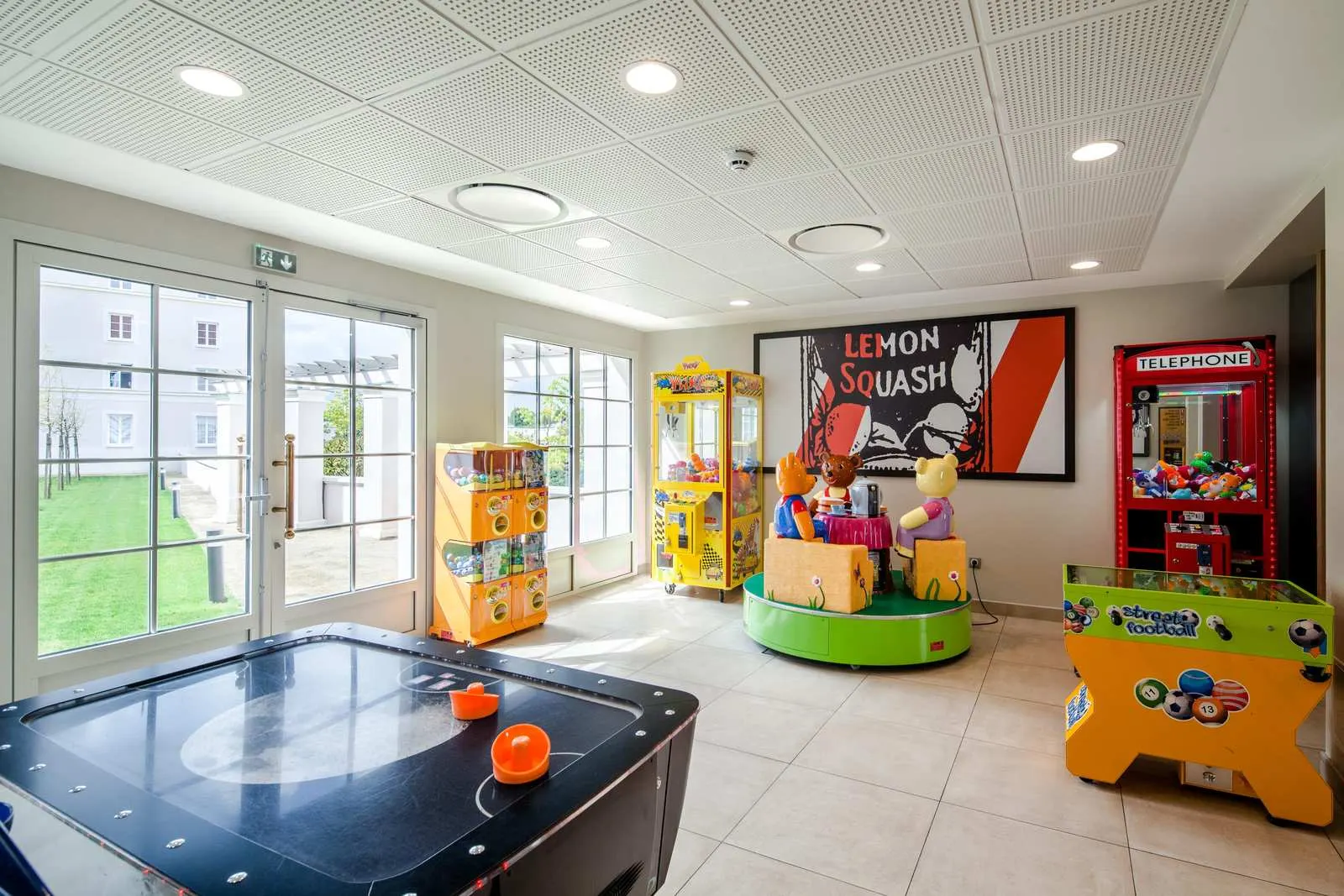 De kinderspeelruimte in B&B Hotel