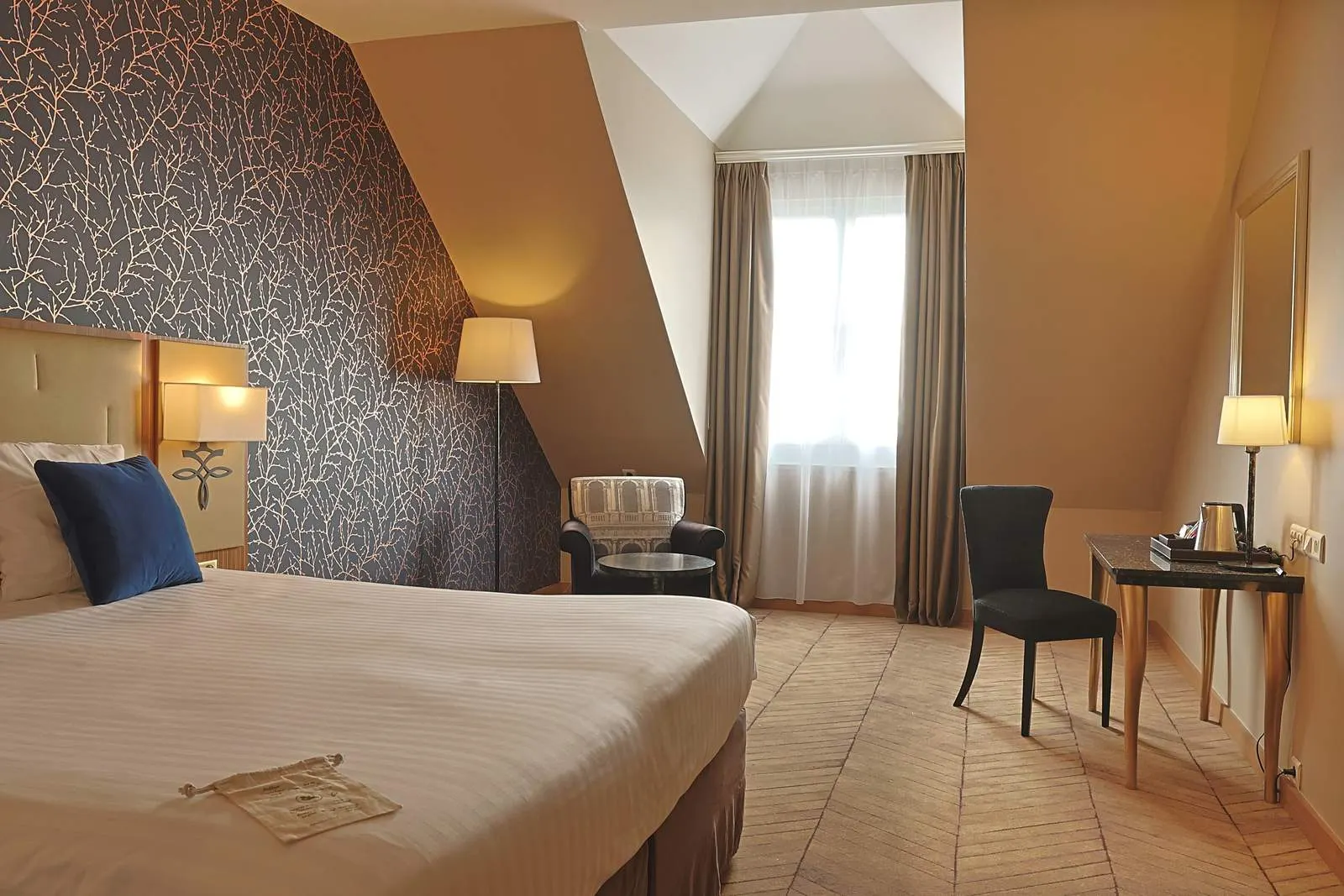 Tweepersoonskamer in Dream Castle Hotel