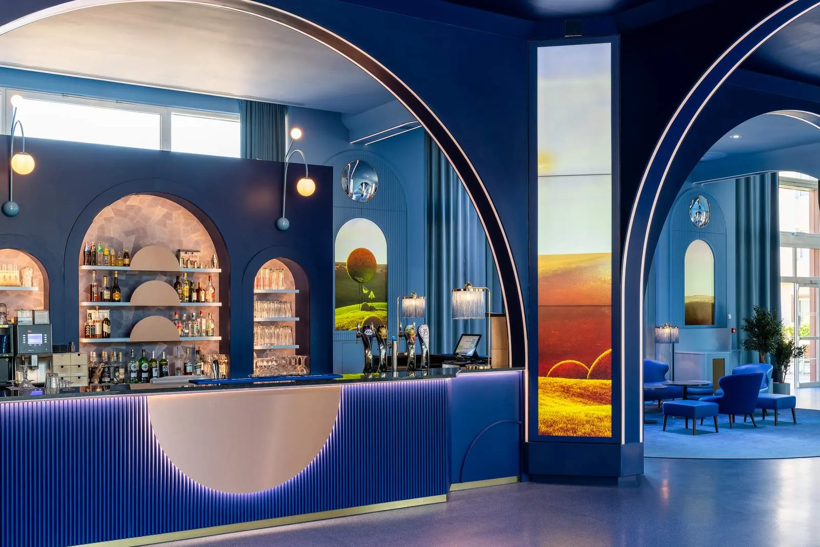 De Magic Hall bar van Grand Magic Hotel