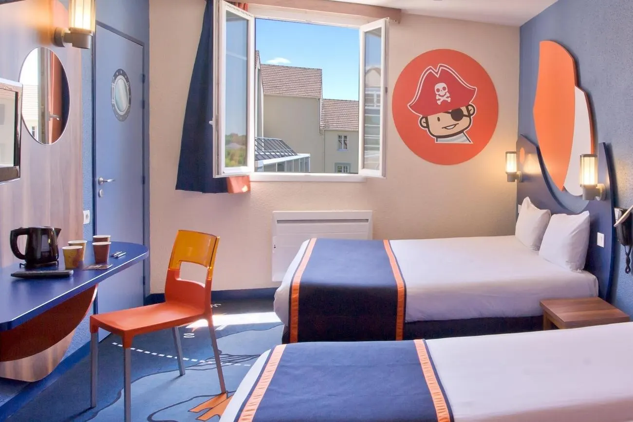 Vierpersoonskamer geschikt als connecting rooms in Explorers Hotel