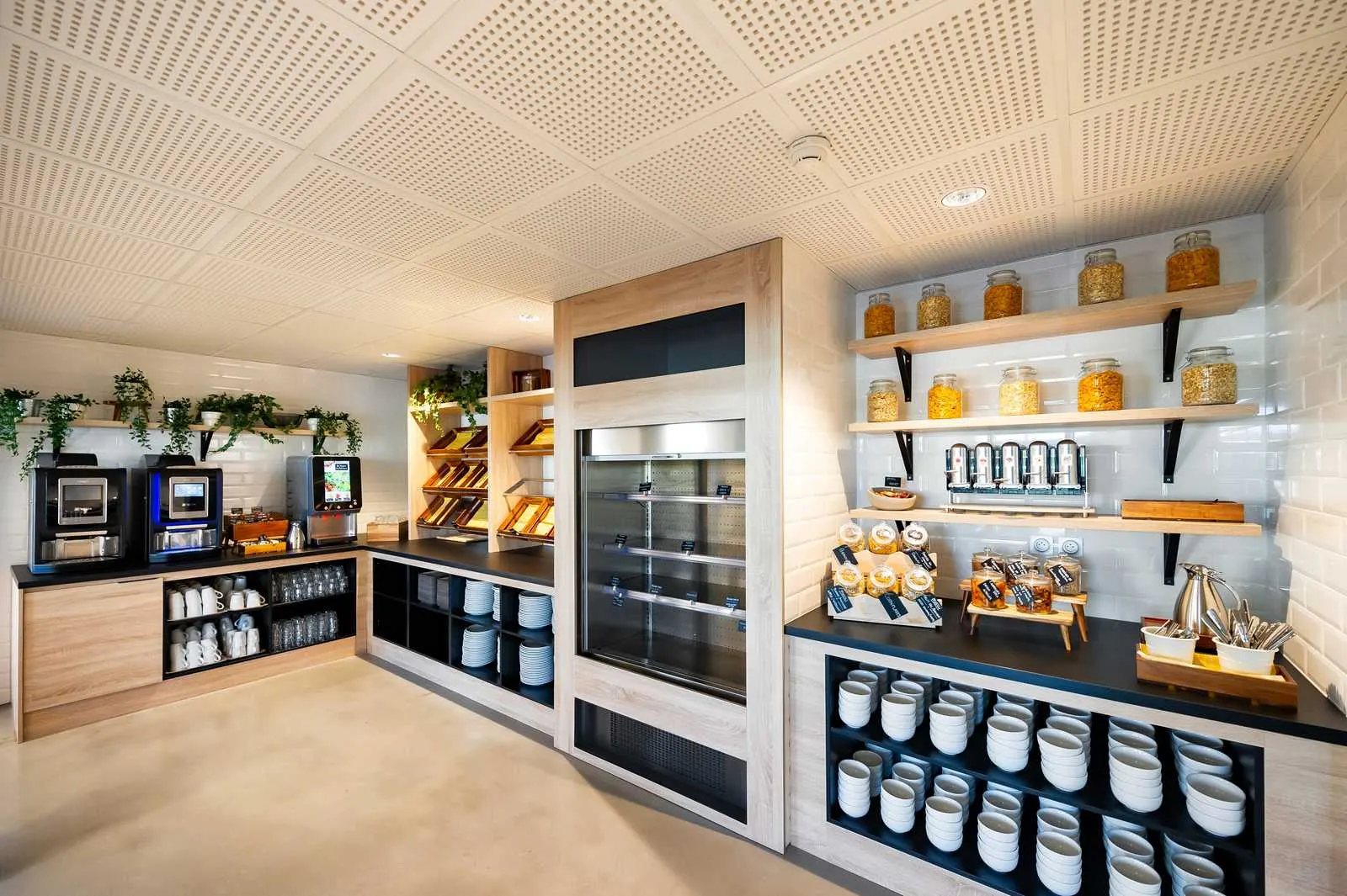 Het ontbijtbuffet van Staycity Aparthotel
