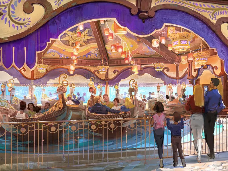 Raiponce Tangled Spin in Disney Adventure World