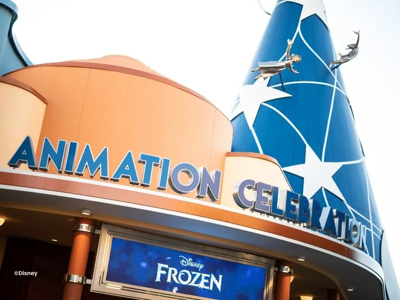 Animation Celebration in World Premiere Plaza, Disney Adventure World