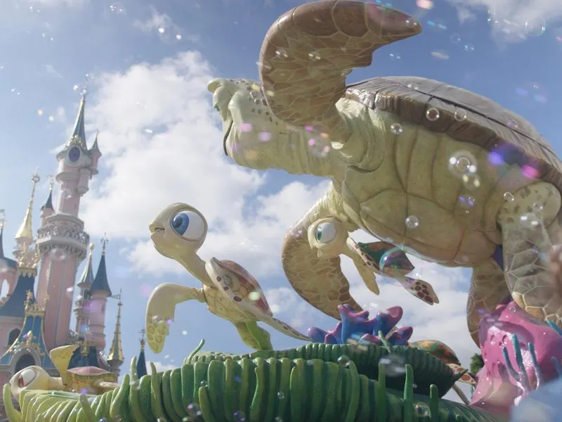 Disney Tales of Magic avondshow op Sleeping Beauty Castle in Disneyland Park
