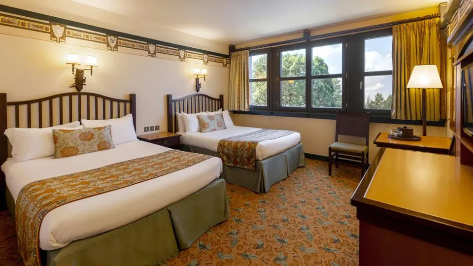 Familiekamer met losse bedden in Sequoia Lodge