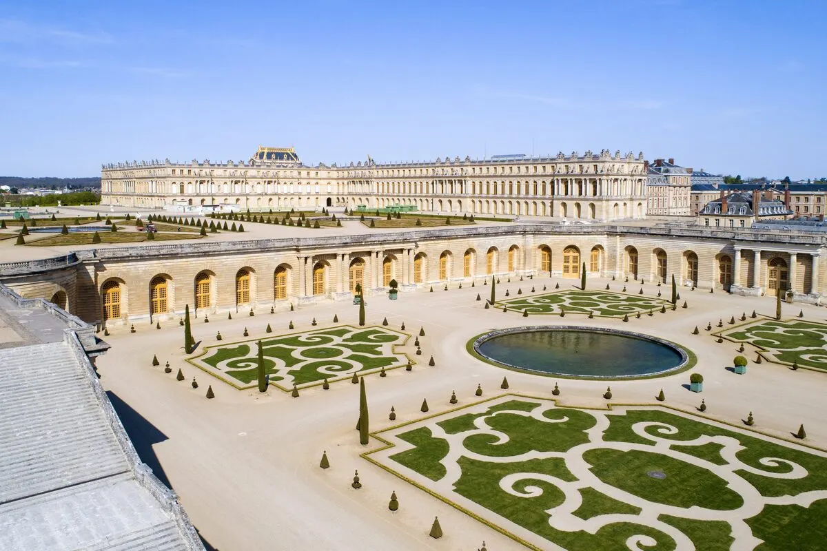 De Orangerie van Versailles met citrusbomen