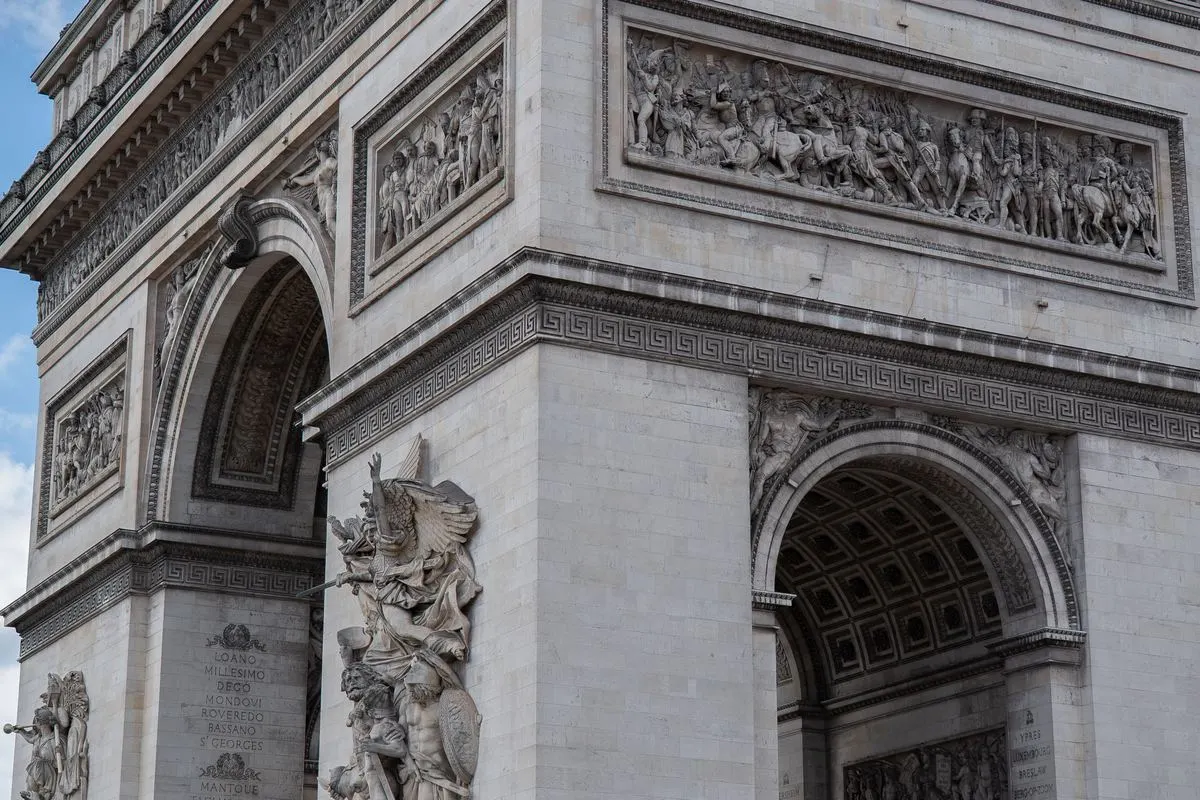 De Arc de Triomphe in Parijs