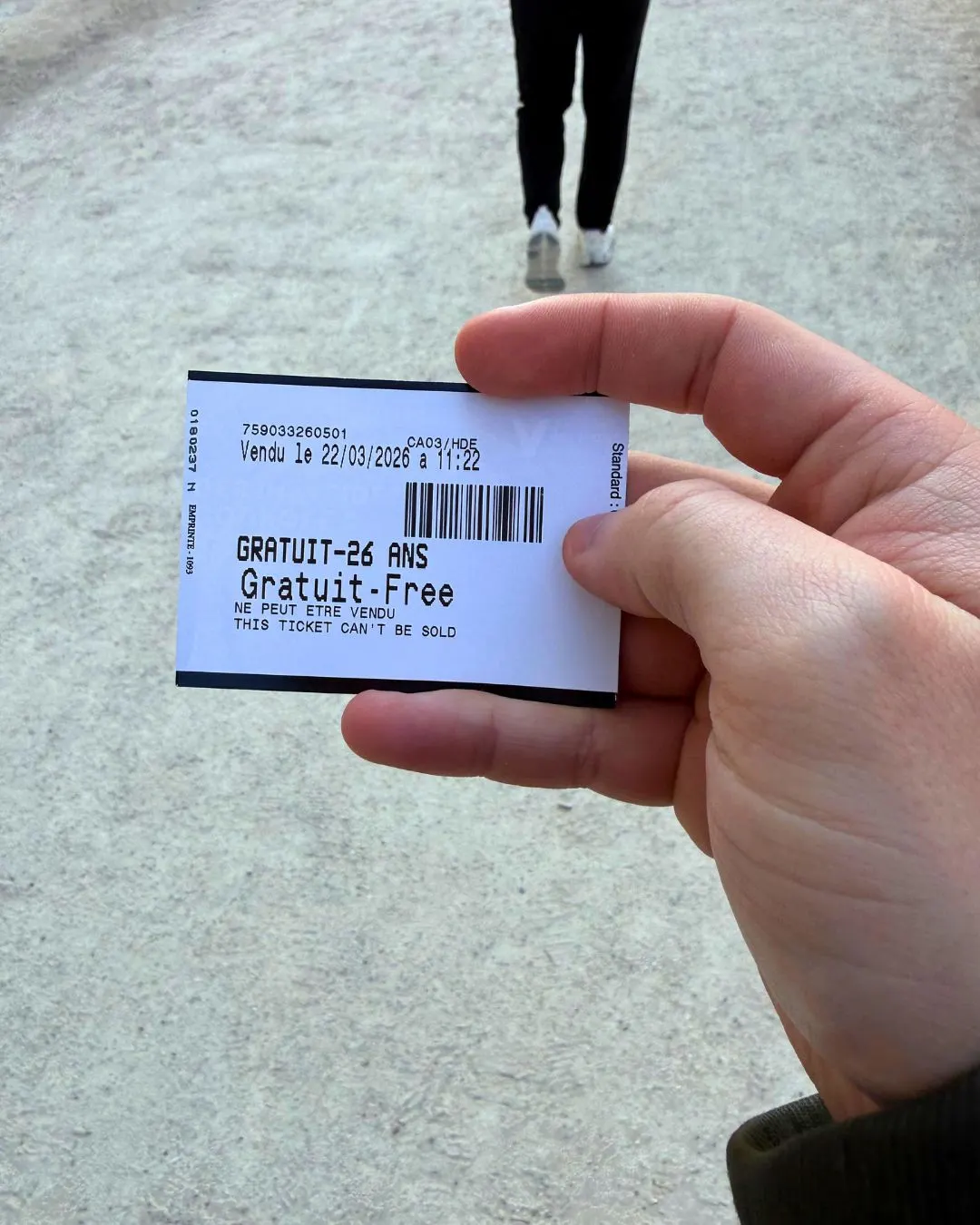 Bord bij Les Invalides met gratis toegang onder de 26 jaar