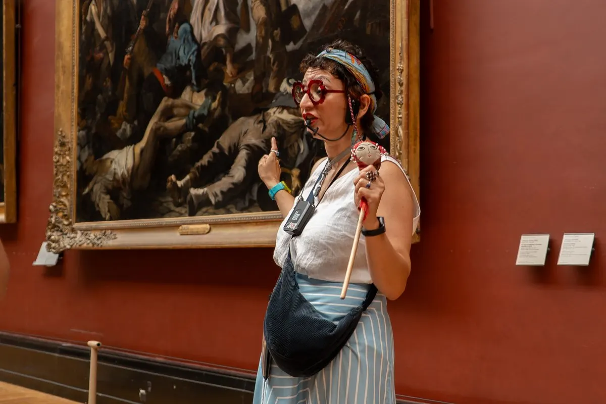 Het Louvre met onze gids Nasli Askiki