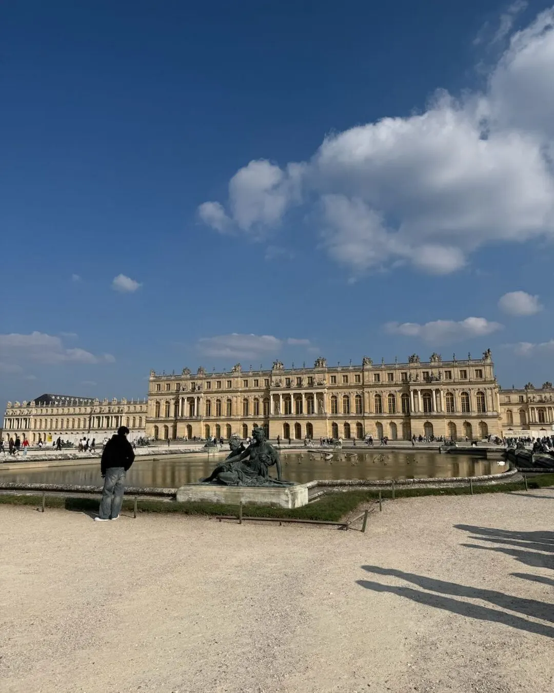 De tuinzijde van het Paleis van Versailles