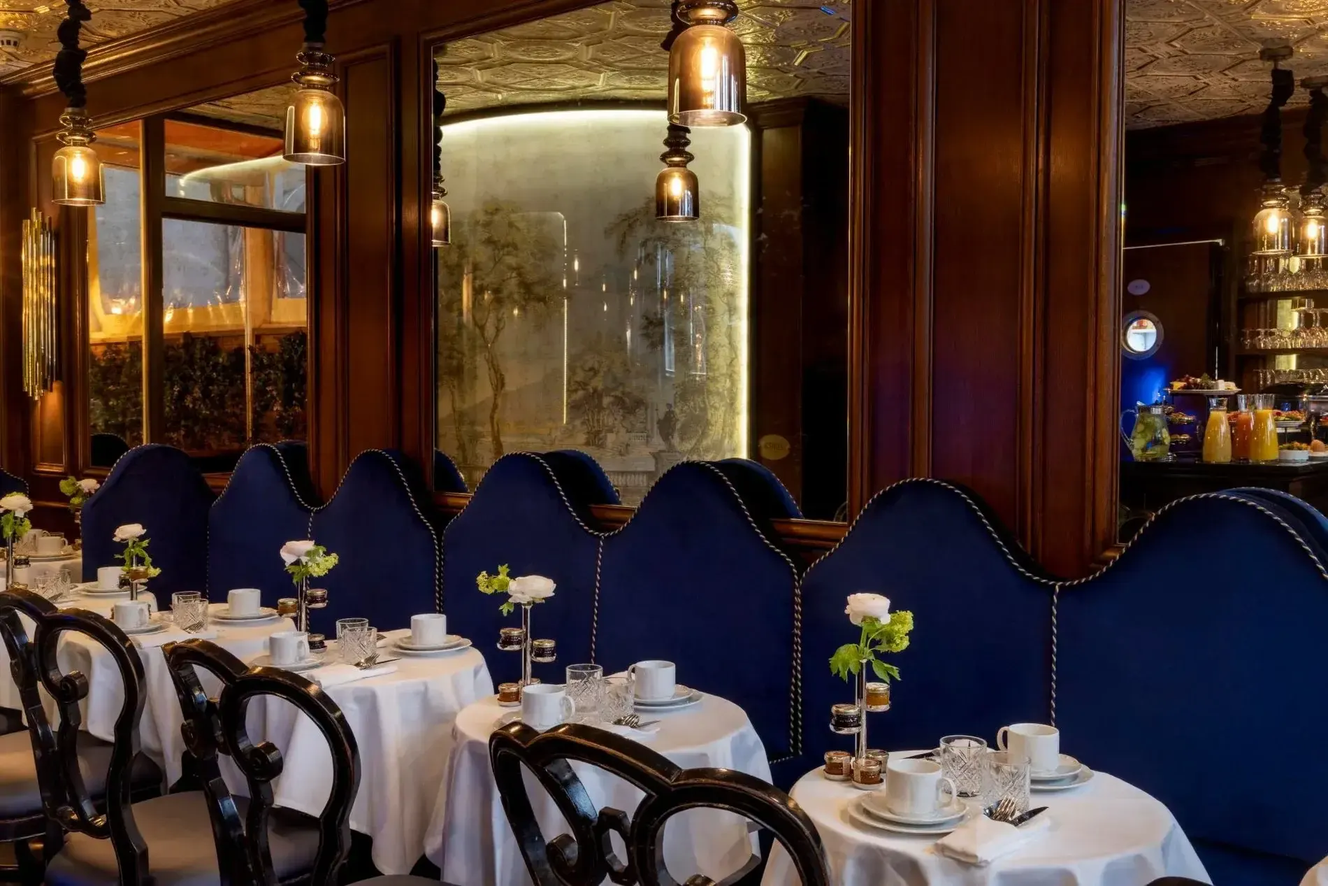 Hotel Da Vinci in Parijs, ontbijtzaal