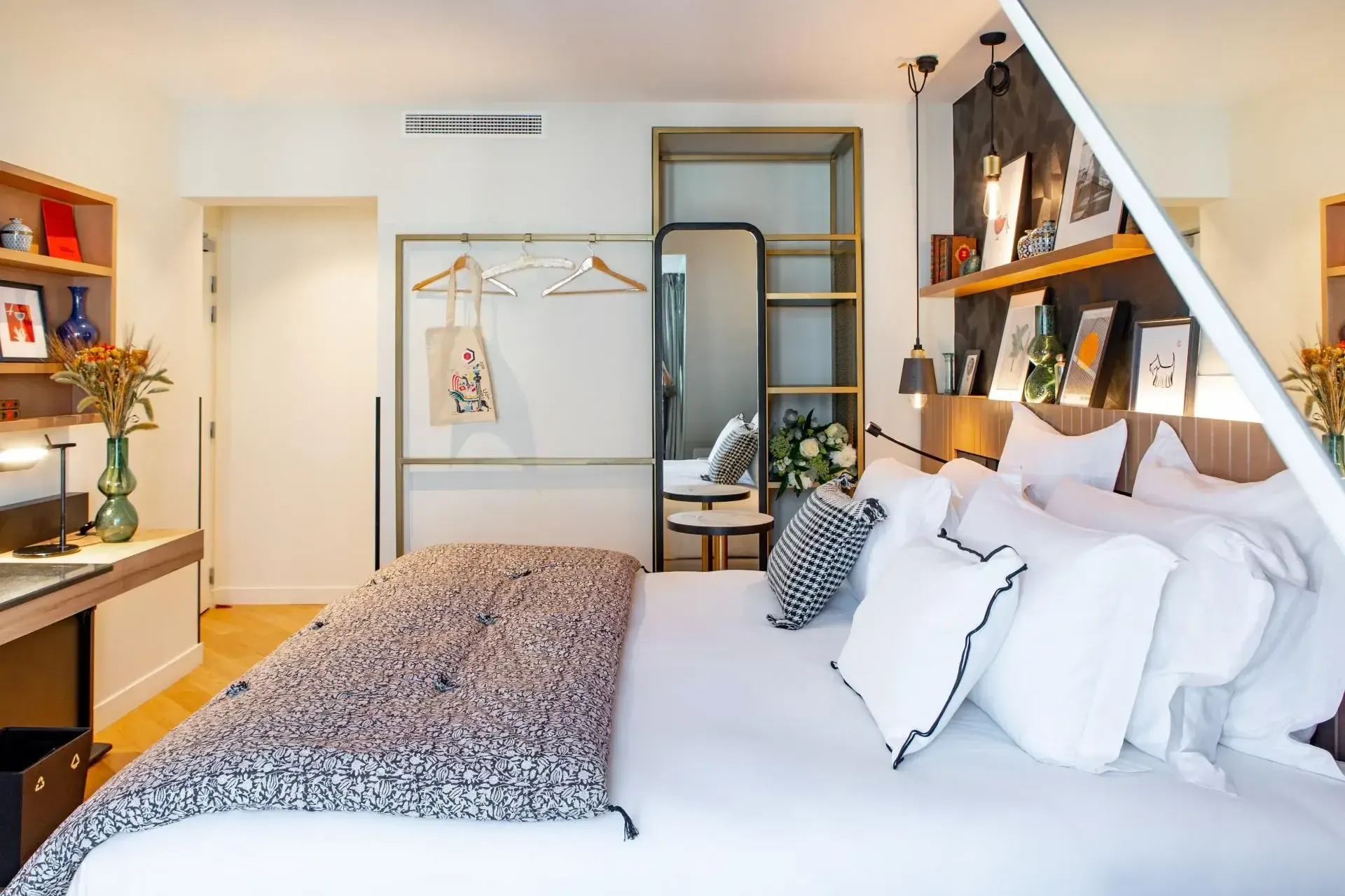 Hotel Maison Mère in Parijs, kamer