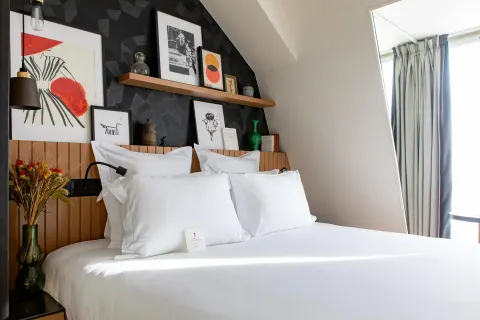 Hotel Maison Mère in Parijs, kamer