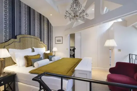Relais Christine in Parijs, kamer