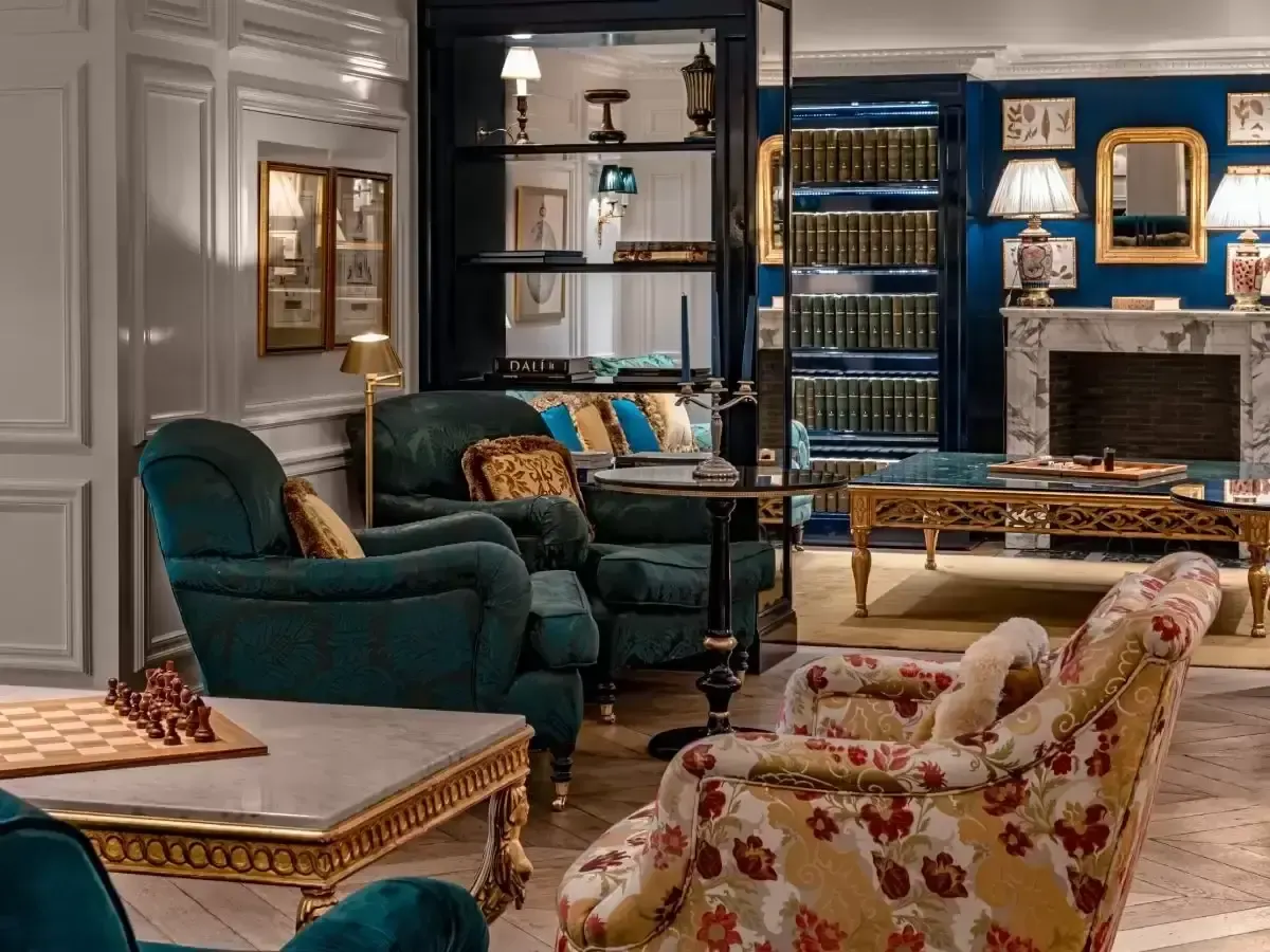 Relais Christine in Parijs, salon