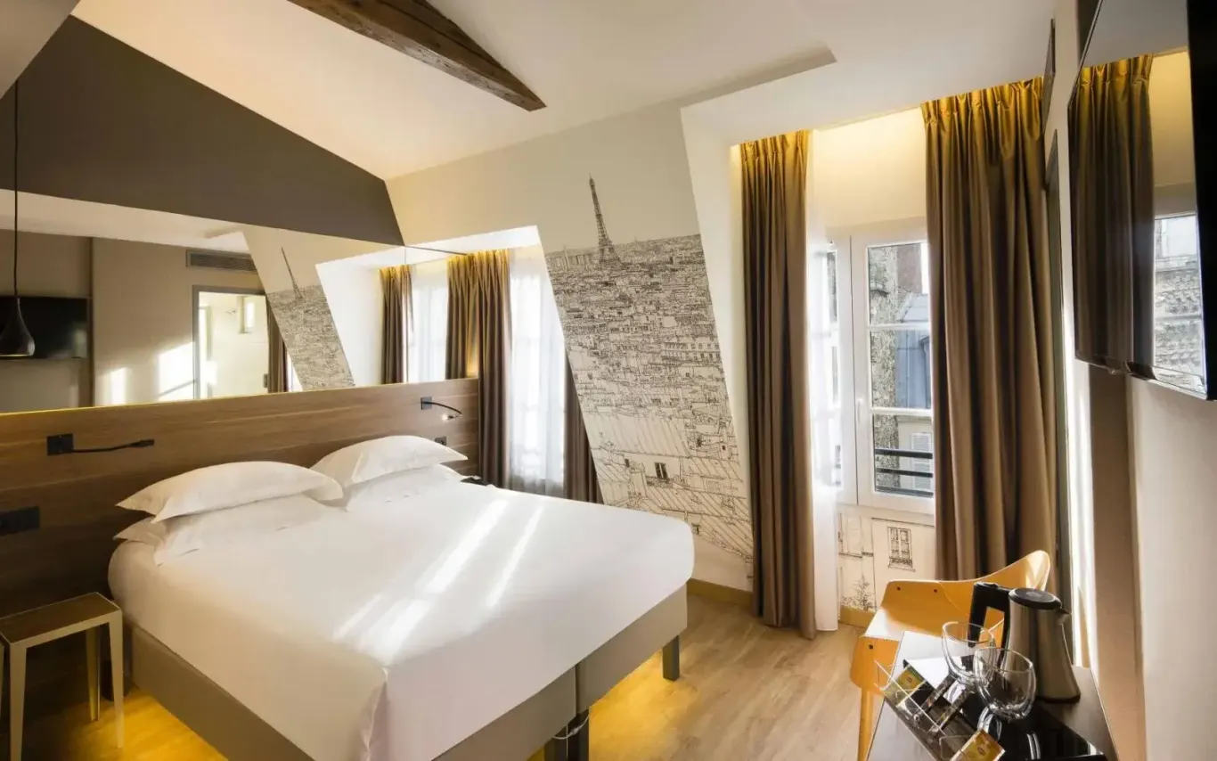 Cler Hotel in Parijs, chambre double