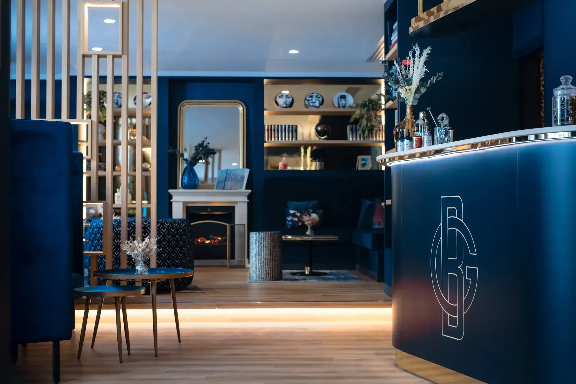 Hotel Bleu de Grenelle in Parijs, interieur