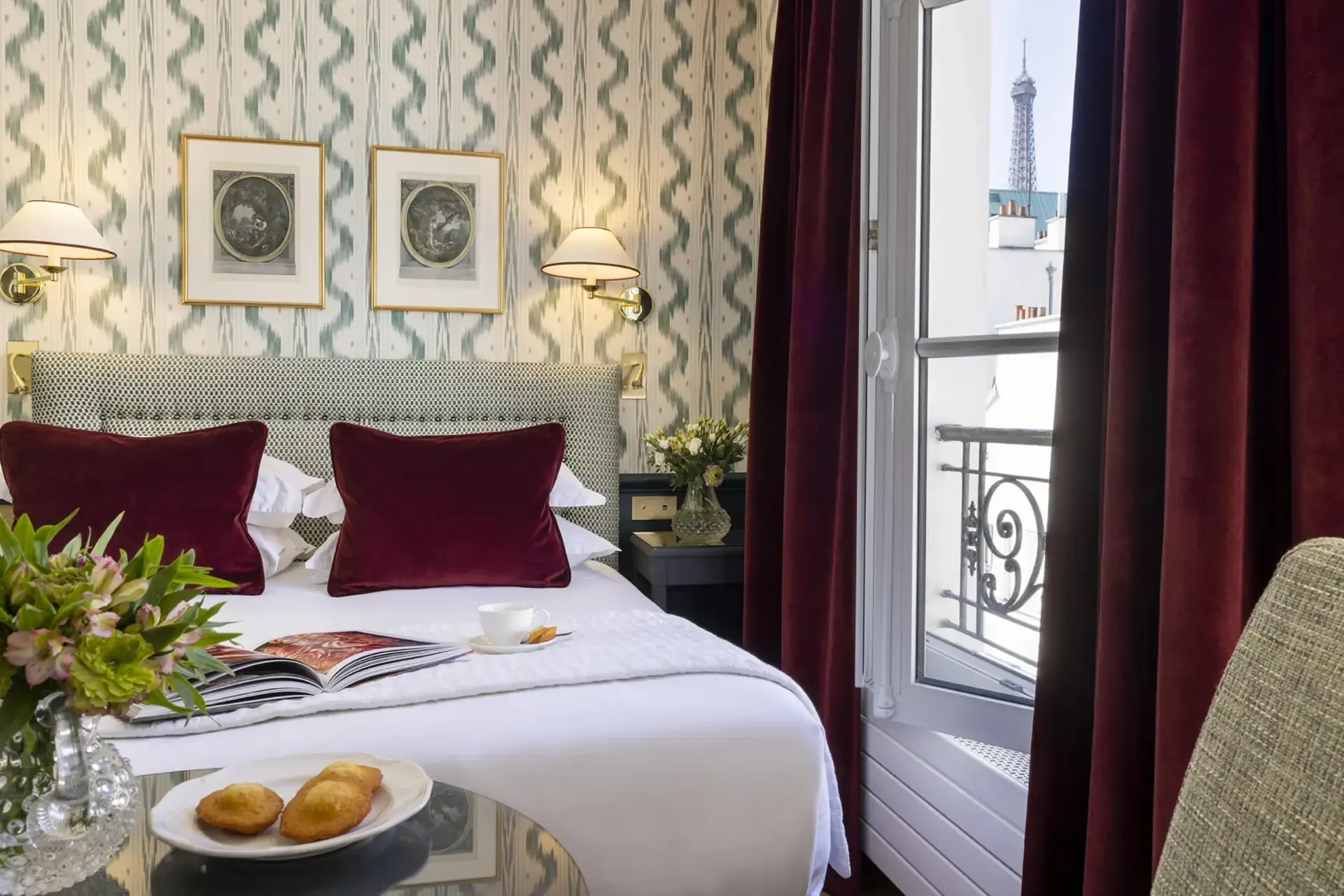 Hotel du Champ de Mars in Parijs, interieur