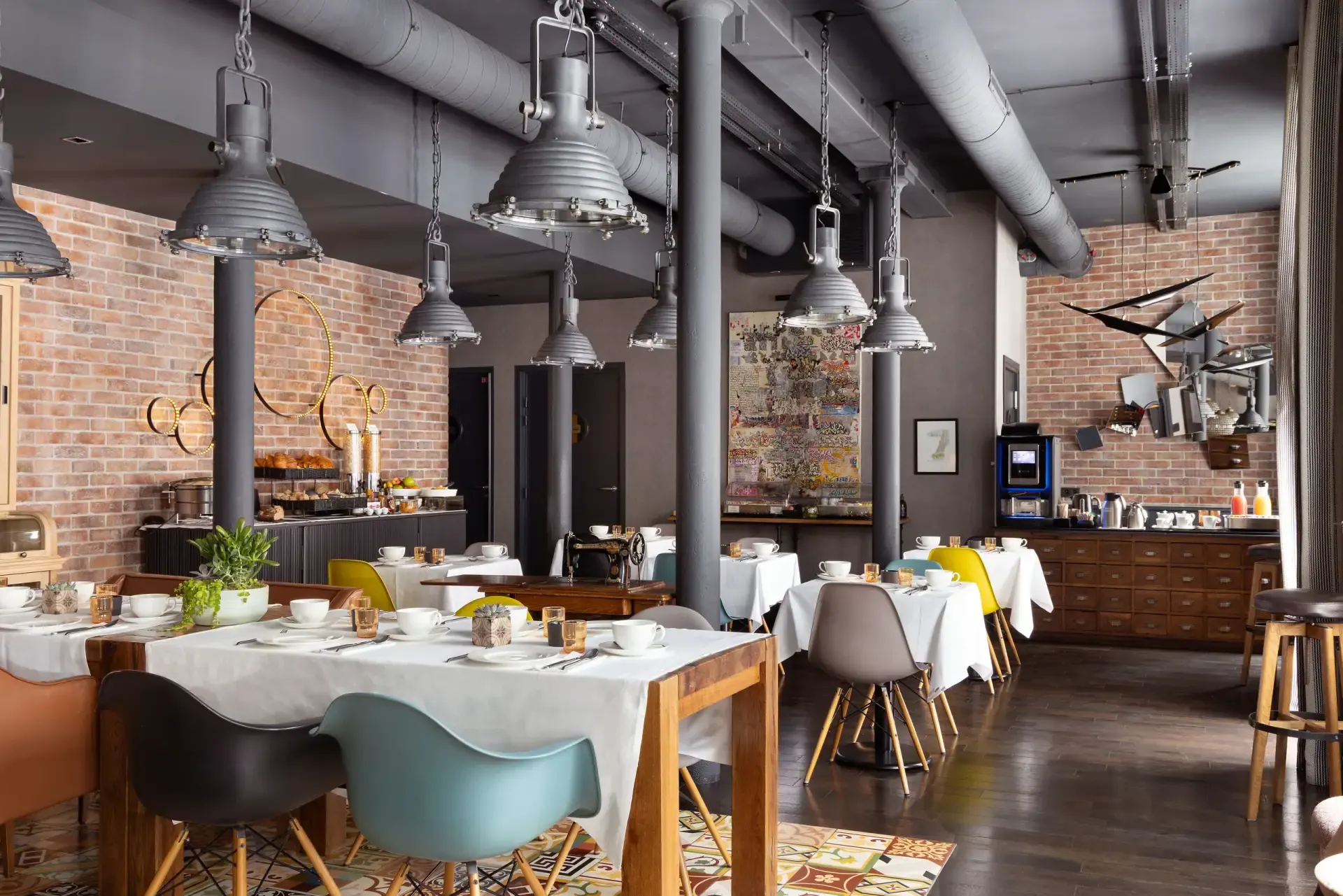 Hotel Fabric in Parijs, interieur