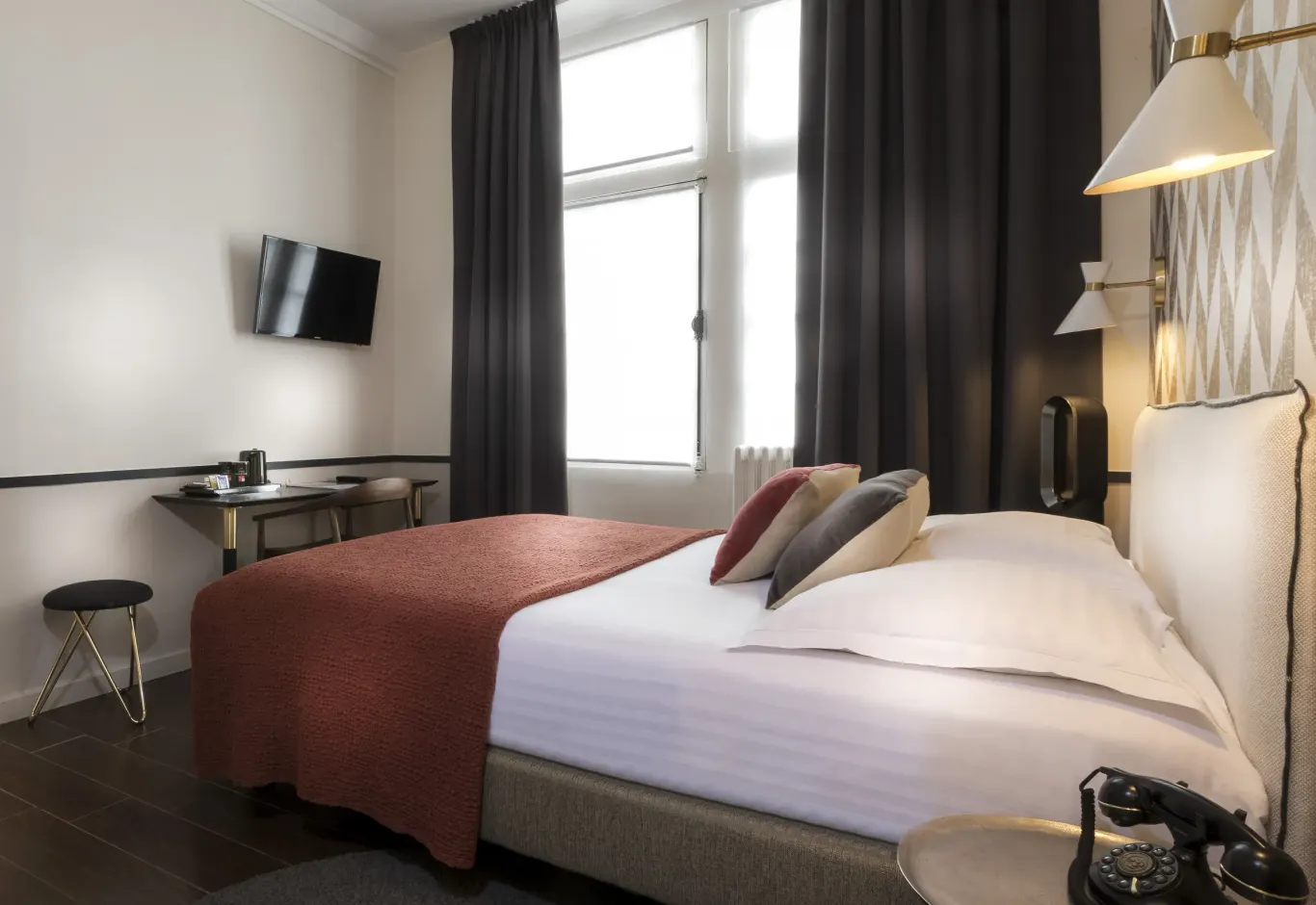 Hôtel Jeanne d'Arc Le Marais in Parijs, chambre classique