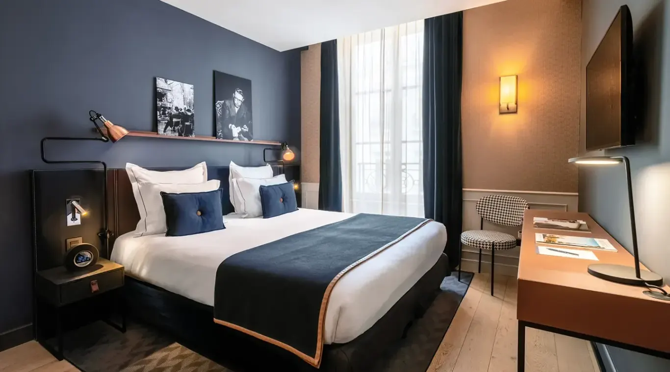 Hôtel Square Louvois in Parijs, chambre duplex saint-anne