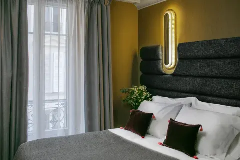 La Planque Hotel in Parijs, kamer
