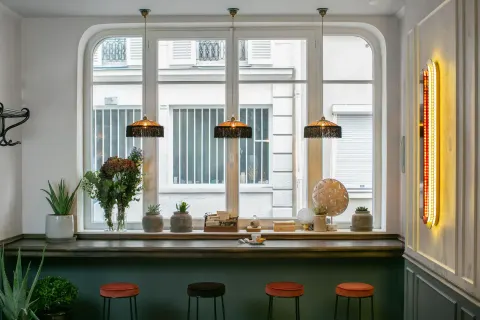 La Planque Hotel in Parijs, bar