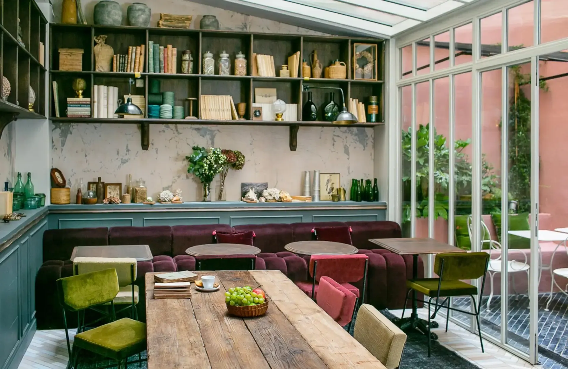 La Planque Hotel in Parijs, interieur