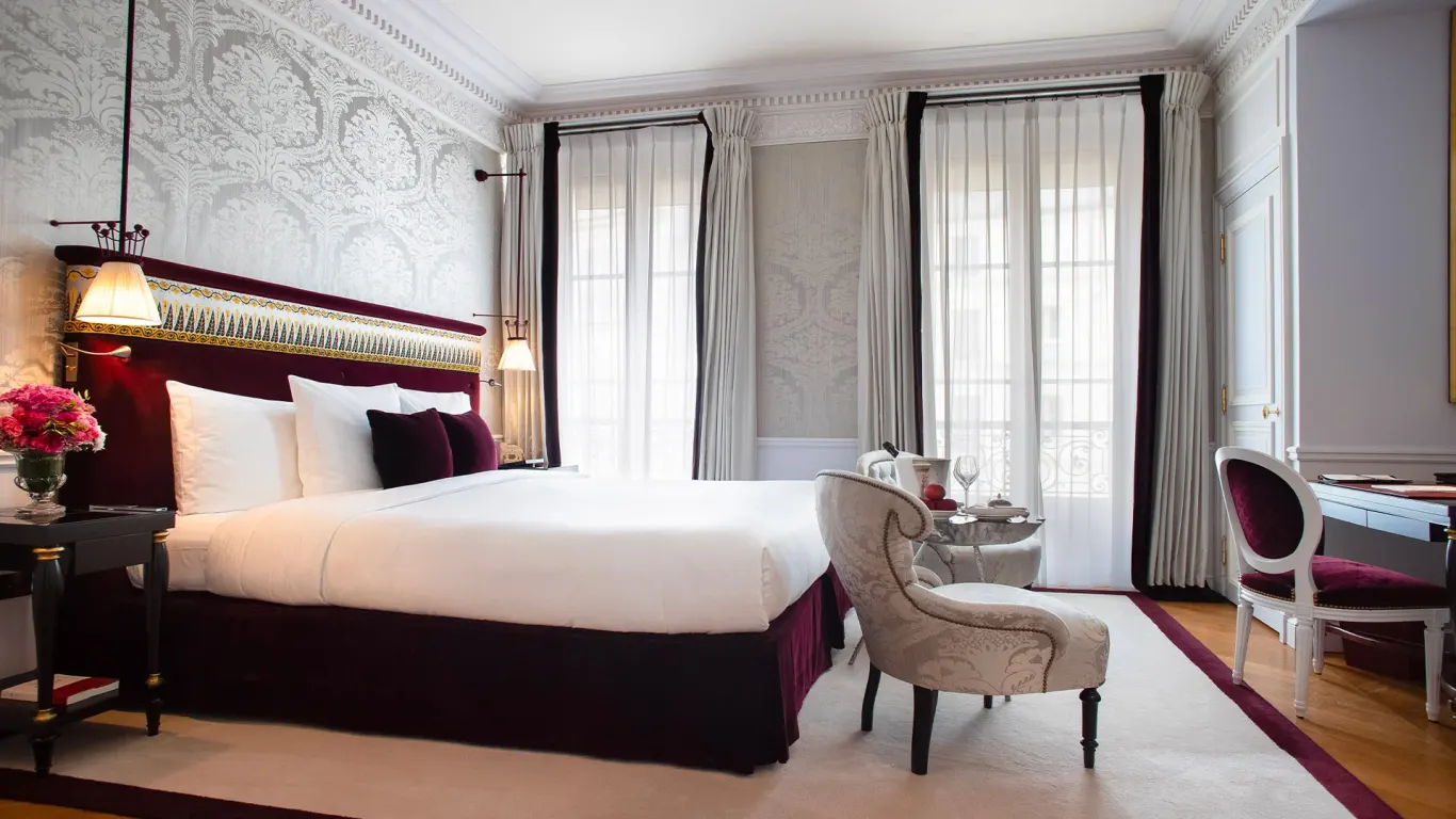 La Réserve Paris in Parijs, chambre prestige
