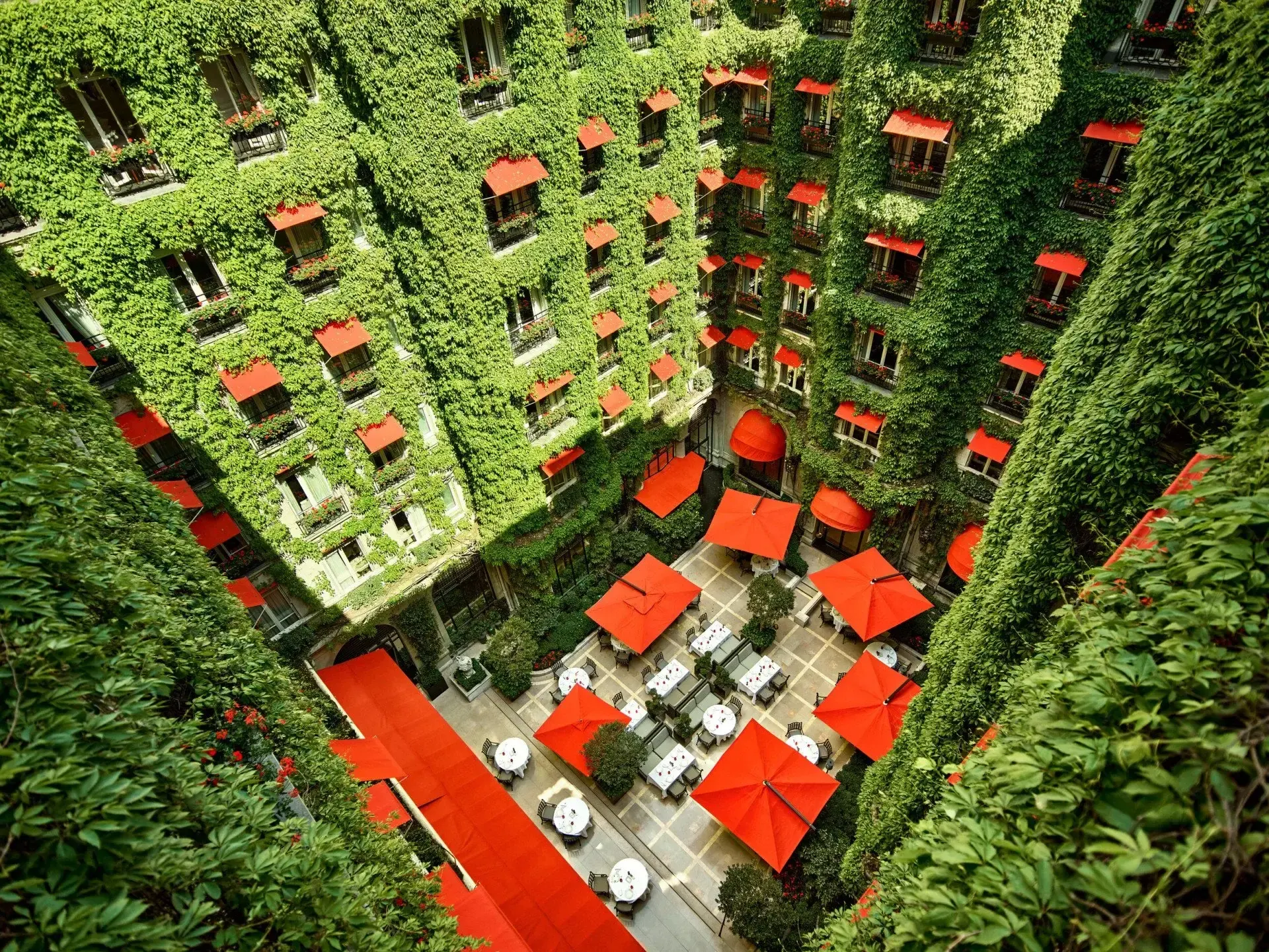 Plaza Athénée in Parijs, restaurant
