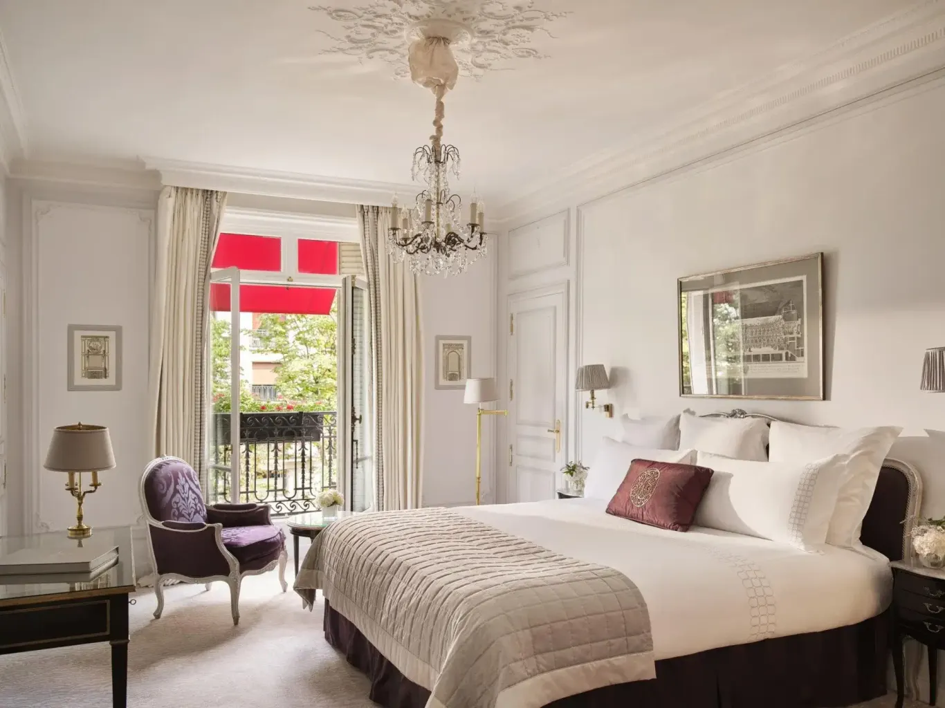 Chambre Deluxe in Plaza Athénée, Parijs