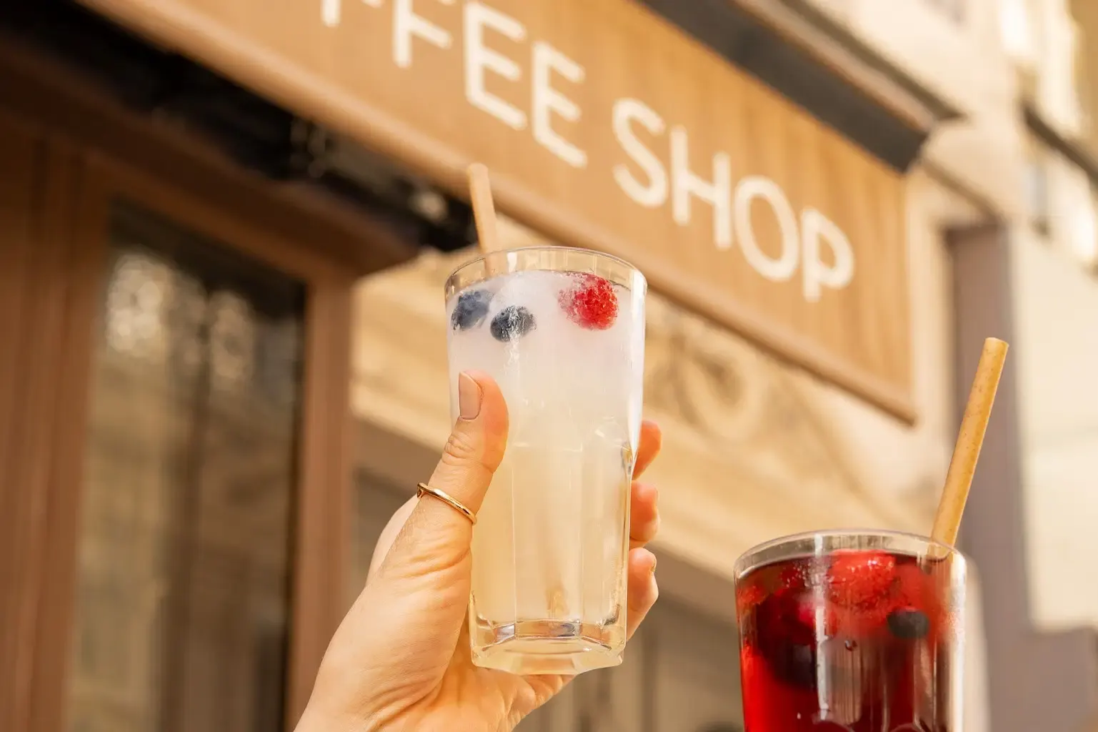 Drankjes voor Baguett s Cafe in Parijs