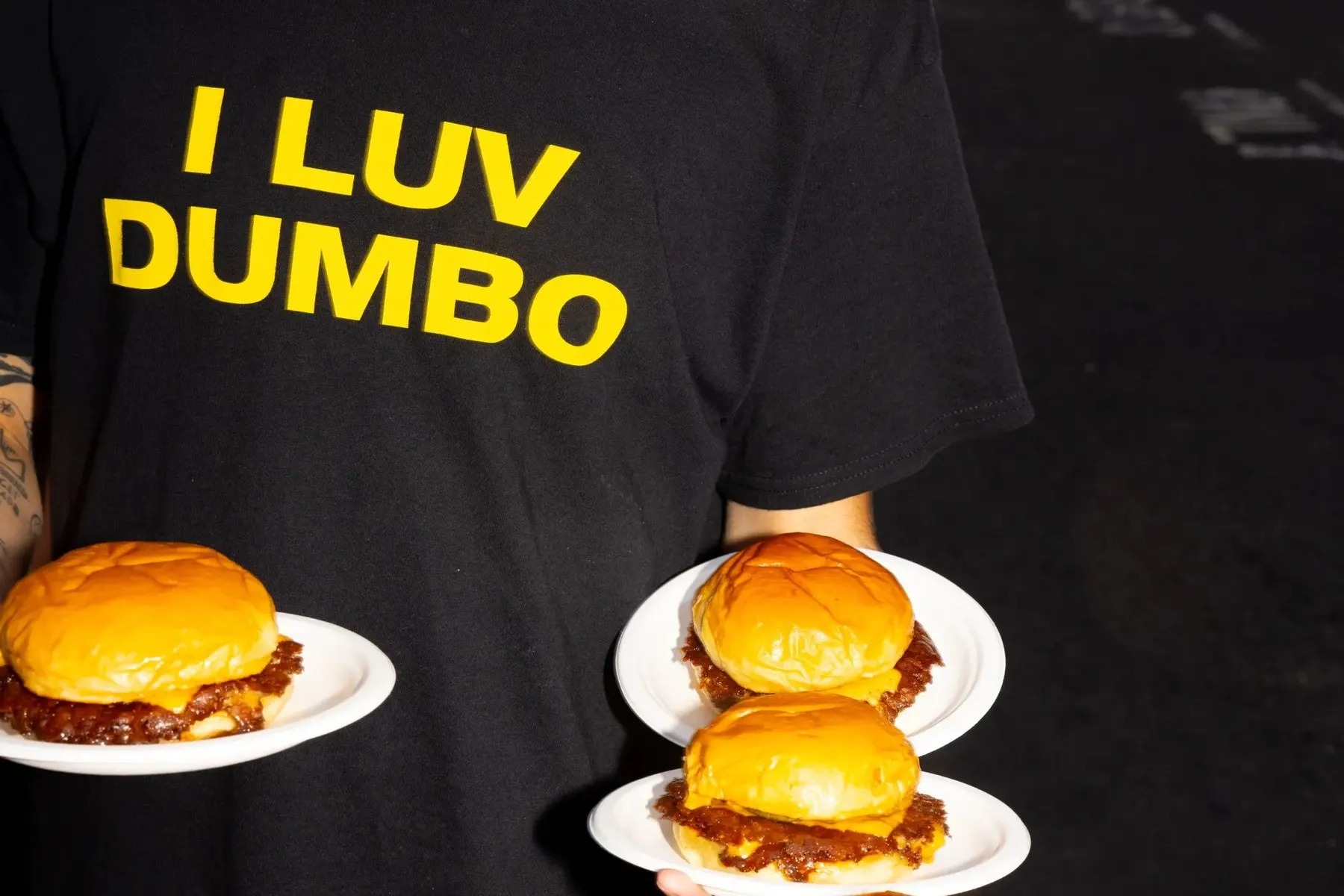Drie smashburgers van Dumbo in Parijs