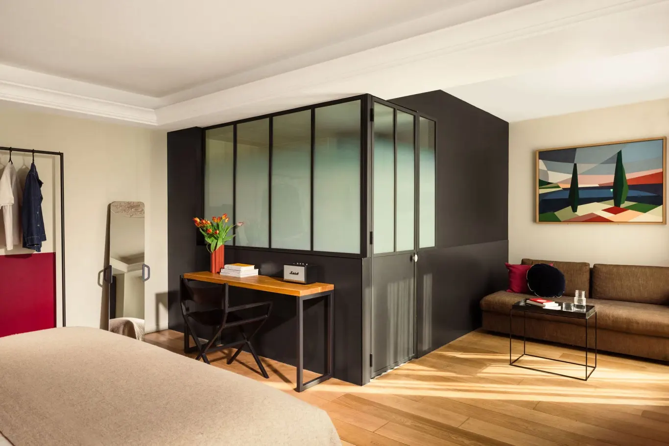 Terrass'' Hôtel in Parijs, chambre privilège vue tour eiffel